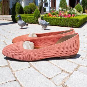Lucky Brand Canyon Clay Knit Flats Size 75M Washable Comfort Ballet Shoe